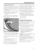 Preview for 19 page of Miele T 8903 C Operating Instructions Manual