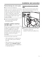 Preview for 53 page of Miele T 8929 WP Operating Instructions Manual