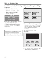 Preview for 22 page of Miele T 8947 WP Operating Instructions Manual