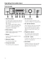 Preview for 10 page of Miele T 9246 C Operating Instructions Manual