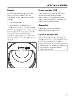 Preview for 37 page of Miele T 9246 C Operating Instructions Manual