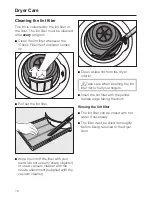 Preview for 16 page of Miele T 9800  VENT ED DRYER - OPERATING AND User Manual