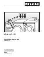 Preview for 21 page of Miele T 9800  VENT ED DRYER - OPERATING AND User Manual