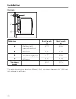 Preview for 38 page of Miele T 9800  VENT ED DRYER - OPERATING AND User Manual