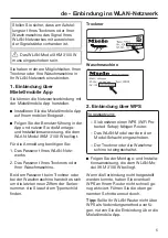 Preview for 5 page of Miele T1 Additional Instructions