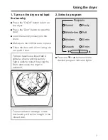 Предварительный просмотр 7 страницы Miele T8019C Operating And Installation Instructions