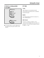 Предварительный просмотр 9 страницы Miele T8019C Operating And Installation Instructions