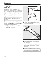 Предварительный просмотр 16 страницы Miele T8019C Operating And Installation Instructions