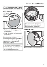 Предварительный просмотр 25 страницы Miele TCE 620 WP Operating Instructions Manual