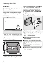 Предварительный просмотр 40 страницы Miele TCE 620 WP Operating Instructions Manual