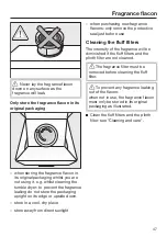 Предварительный просмотр 47 страницы Miele TCE 620 WP Operating Instructions Manual