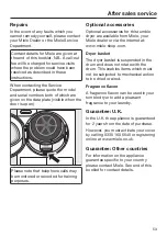 Предварительный просмотр 53 страницы Miele TCE 620 WP Operating Instructions Manual