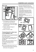 Предварительный просмотр 55 страницы Miele TCE 620 WP Operating Instructions Manual