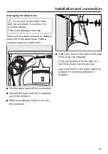 Предварительный просмотр 59 страницы Miele TCE 620 WP Operating Instructions Manual