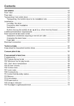 Preview for 4 page of Miele TCF 640 WP Operating Instructions Manual