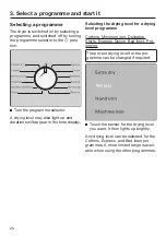 Preview for 26 page of Miele TCF 640 WP Operating Instructions Manual