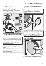 Предварительный просмотр 25 страницы Miele TCH620 WP Eco XL Operating Instructions Manual