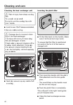 Предварительный просмотр 46 страницы Miele TCH620 WP Eco XL Operating Instructions Manual