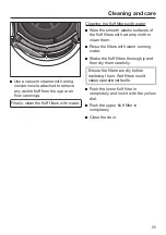 Preview for 55 page of Miele TCJ 690 WP Operating Instructions Manual