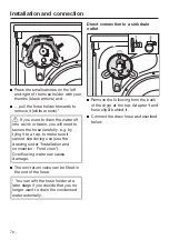 Preview for 76 page of Miele TCJ 690 WP Operating Instructions Manual