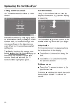 Preview for 22 page of Miele TCR 860 WP Operating Instructions Manual