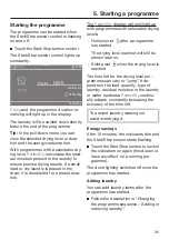 Preview for 35 page of Miele TCR 860 WP Operating Instructions Manual