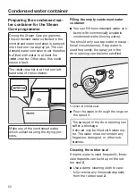 Preview for 52 page of Miele TCR 860 WP Operating Instructions Manual