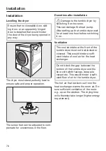 Preview for 78 page of Miele TCR 860 WP Operating Instructions Manual