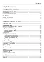 Preview for 3 page of Miele TDA 140 C Operating Instructions Manual