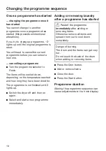 Preview for 18 page of Miele TDA 140 C Operating Instructions Manual