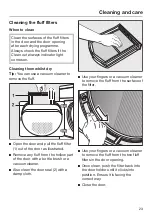 Preview for 23 page of Miele TDA 140 C Operating Instructions Manual