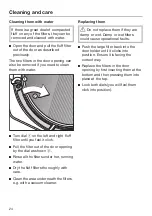 Preview for 24 page of Miele TDA 140 C Operating Instructions Manual