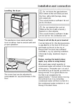 Preview for 39 page of Miele TDA 140 C Operating Instructions Manual