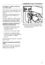 Preview for 43 page of Miele TDA 140 C Operating Instructions Manual