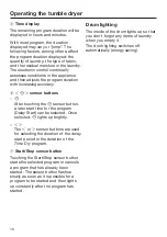 Preview for 16 page of Miele TDB120WP Operating Instructions Manual