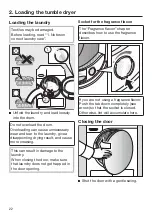 Preview for 22 page of Miele TDB120WP Operating Instructions Manual