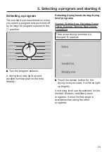 Preview for 23 page of Miele TDB120WP Operating Instructions Manual