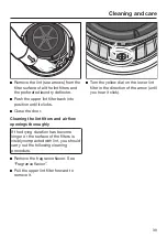 Preview for 39 page of Miele TDB120WP Operating Instructions Manual