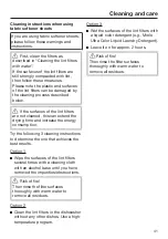 Preview for 41 page of Miele TDB120WP Operating Instructions Manual