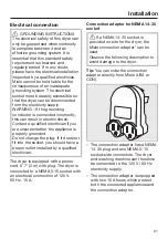 Preview for 61 page of Miele TDB120WP Operating Instructions Manual