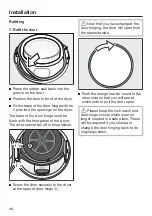 Preview for 68 page of Miele TDB120WP Operating Instructions Manual