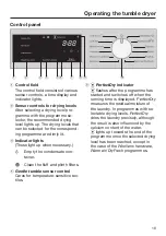 Предварительный просмотр 19 страницы Miele TED 265 WP Operating Instructions Manual