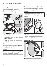 Предварительный просмотр 28 страницы Miele TED 265 WP Operating Instructions Manual