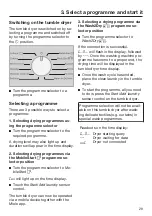 Предварительный просмотр 29 страницы Miele TED 265 WP Operating Instructions Manual