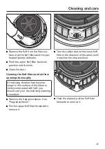 Предварительный просмотр 45 страницы Miele TED 265 WP Operating Instructions Manual