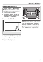 Предварительный просмотр 47 страницы Miele TED 265 WP Operating Instructions Manual