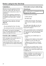 Preview for 22 page of Miele TEH 785 WP Operating Instructions Manual