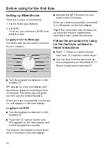 Preview for 24 page of Miele TEH 785 WP Operating Instructions Manual