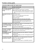 Preview for 64 page of Miele TEJ 665 WP Operating Instructions Manual