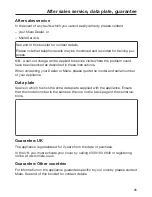 Preview for 35 page of Miele TepanYaki CS 1327 Operating And Installation Instructions